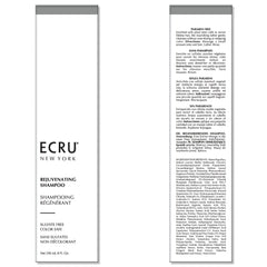 ECRU New York Rejuvenating Shampoo creamy-lather highlights rich, nourishing foam for hair care