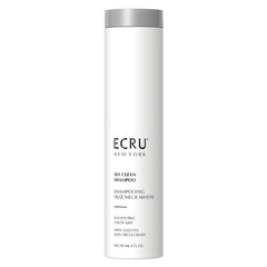 ECRU New York Sea Clean Shampoo bottle closeup for premium cleansing.