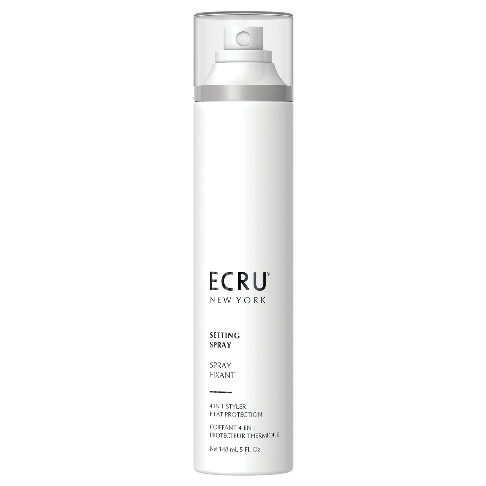 ECRU New York Setting Spray bottle front view with light hold and shine.