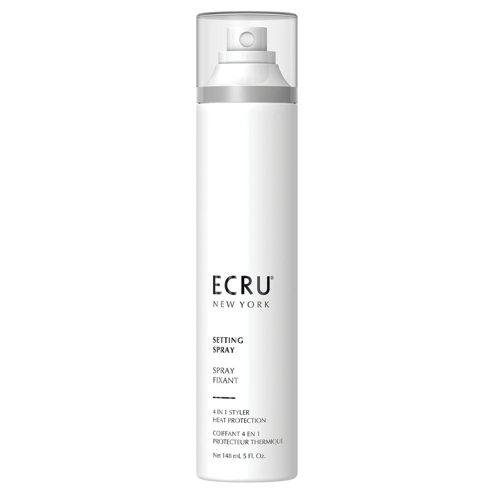 ECRU New York Setting Spray bottle front view with light hold and shine.