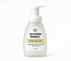 Eczema Honey gentle foaming hand soap pump bottle for daily cleansing