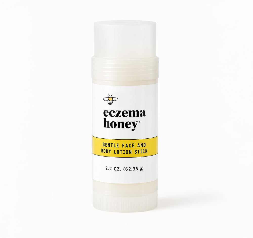 ECZEMA HONEY Gentle Lotion Stick packaging for convenient daily moisture
