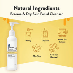 ECZEMA HONEY Oatmeal Face Cleanser foam texture for soothing daily-use lather.