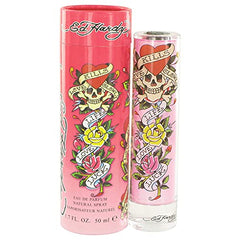 Christian Audigier Ed Hardy perfume bottle front view highlighting fruity floral notes for everyday wear