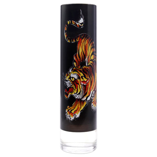 ED HARDY EDT cap close-up; crisp citrus and amber notes for lasting freshness during daytime wear.