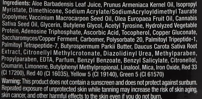 ED HARDY product application showing radiant glow during routine use.