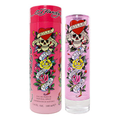 Ed Hardy for Women EDP cap detail showcases brand flair.