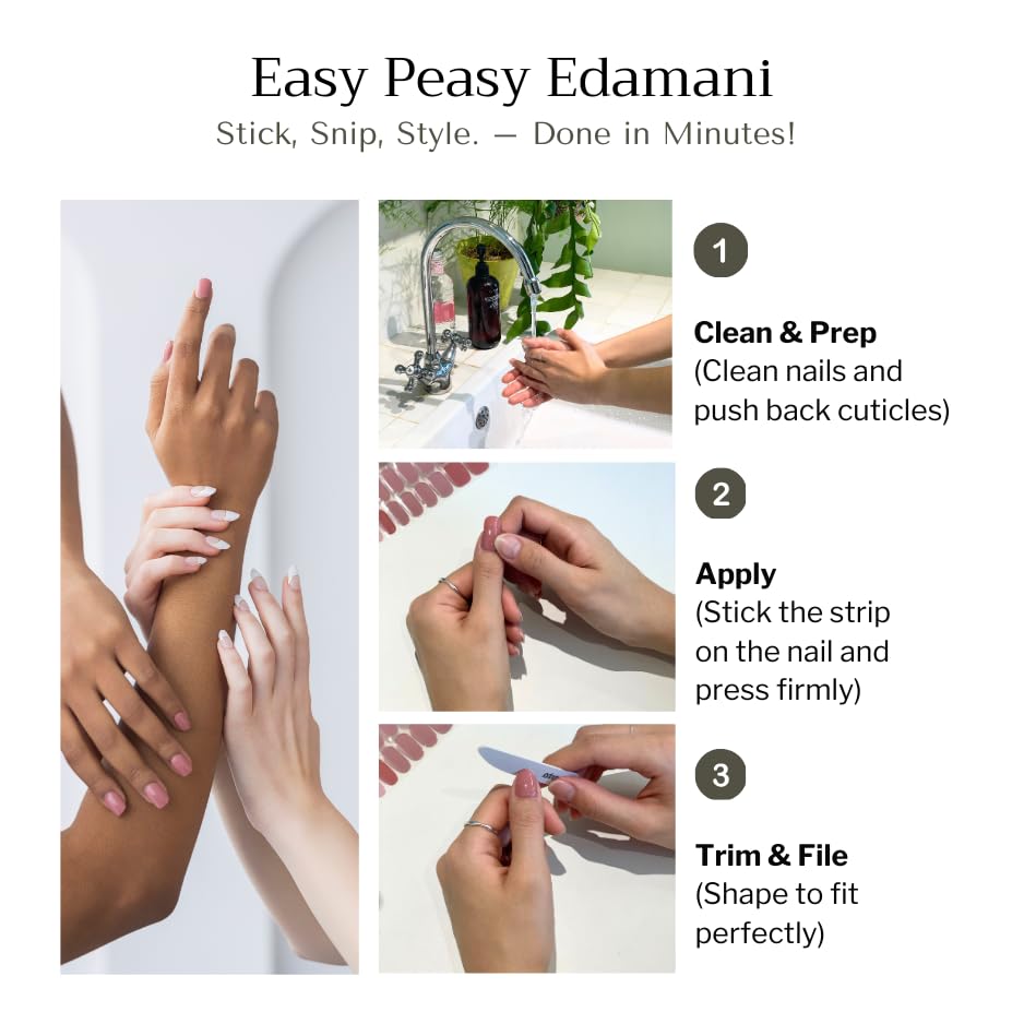 edamani Hailey salon-quality look achievable at home