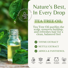 EDENIKA BOTANICALS shampoo targets dandruff buildup for breathable scalp.