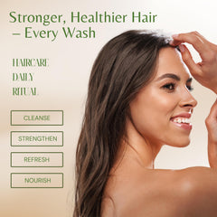 EDENIKA BOTANICALS supports stronger hair follicles with arnica nettle.