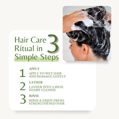 EDENIKA BOTANICALS hydrates scalp and hair with nettle-rich formula.