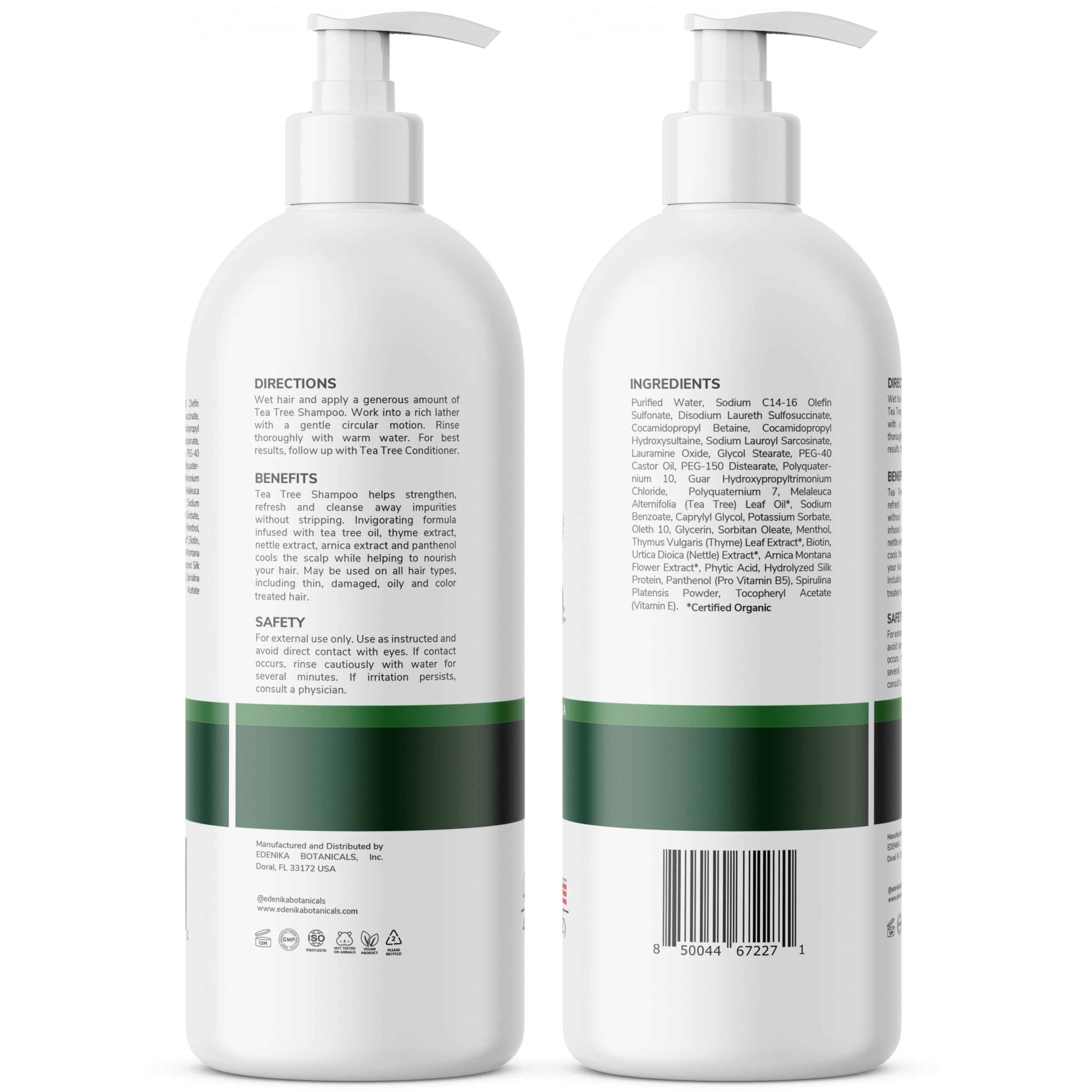 EDENIKA BOTANICALS sulfate-free formula is safe for daily use.