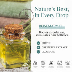 Edenika Botanicals green tea cinnamon clove blend showcasing natural scalp care