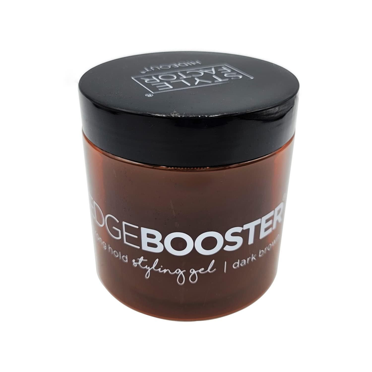 EDGEBOOSTER gel texture close-up shows smooth coverage and high shine.