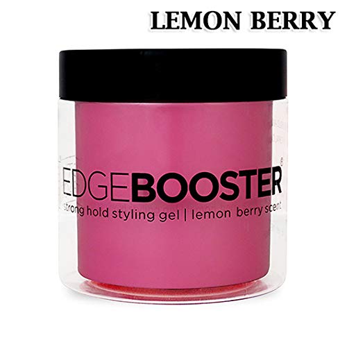 EDGEBOOSTER Style Factor gel in hands for even distribution and control.