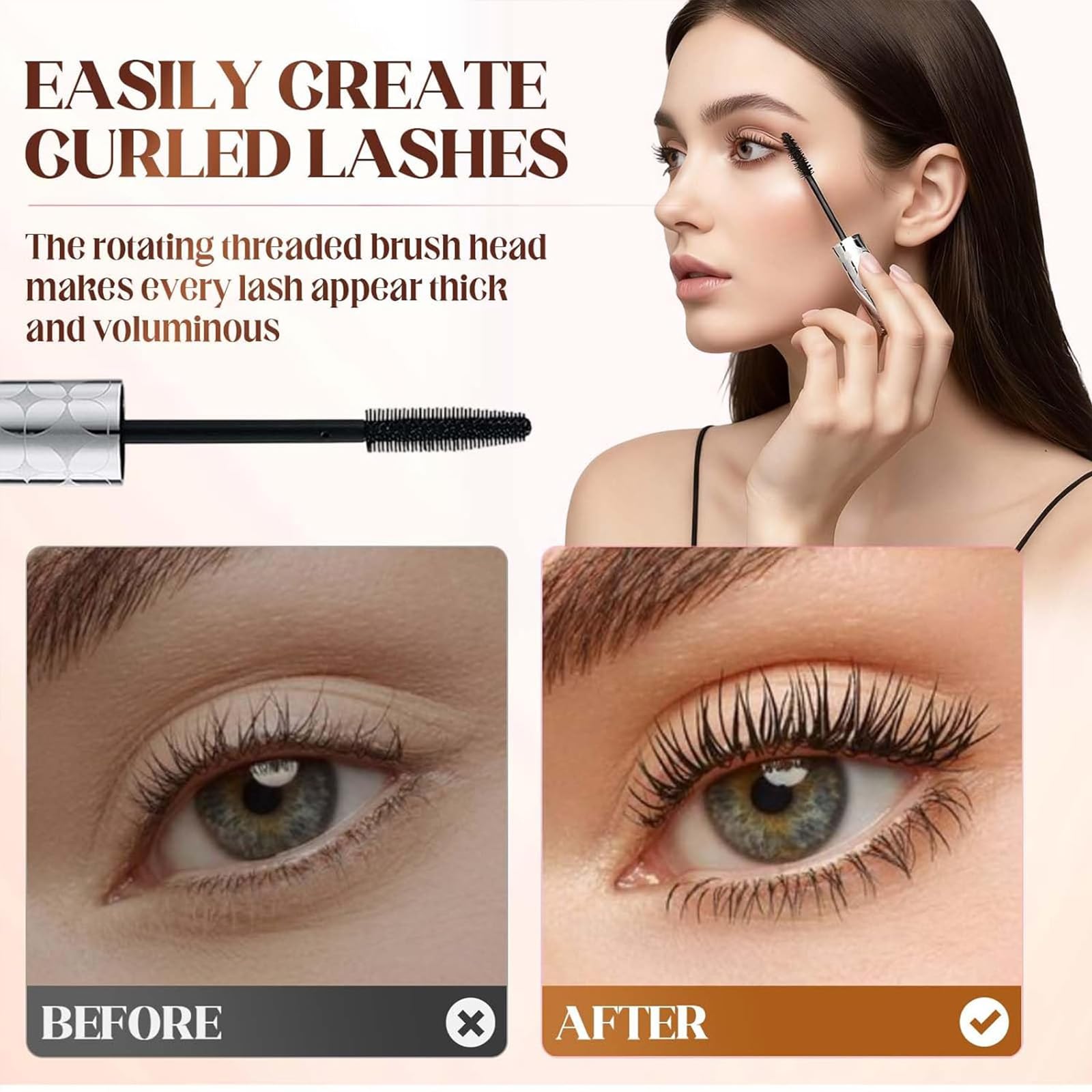 Edottbag hypoallergenic mascara gentle for sensitive eyes and delicate lashes