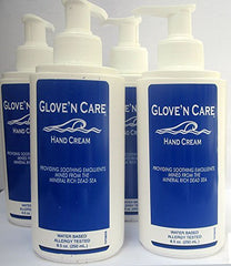 EDS Glove'n Care Hand Cream 4-pack box shows convenient packaging for shared spaces.
