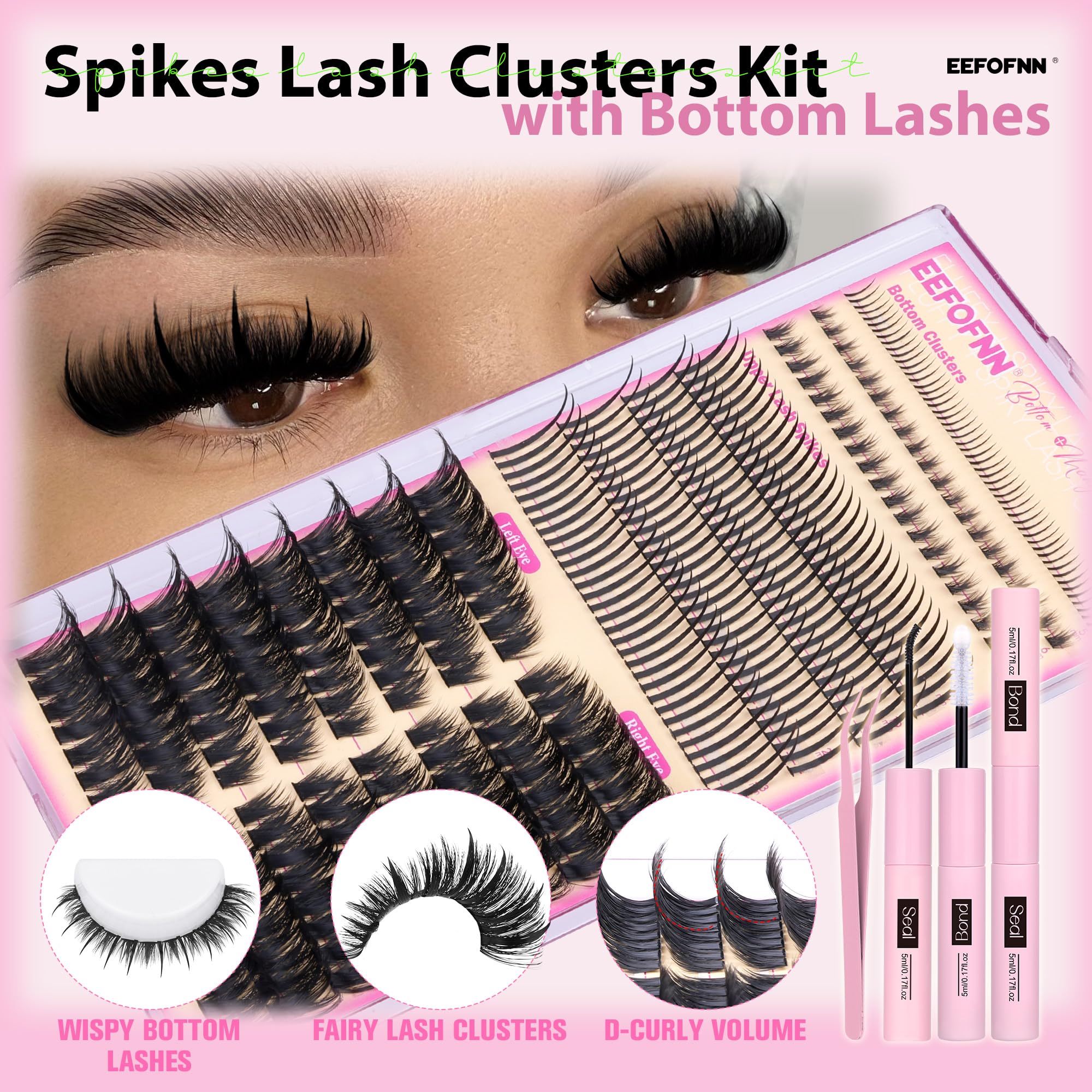Eefofnn DIY tweezers help precise placement for flawless results