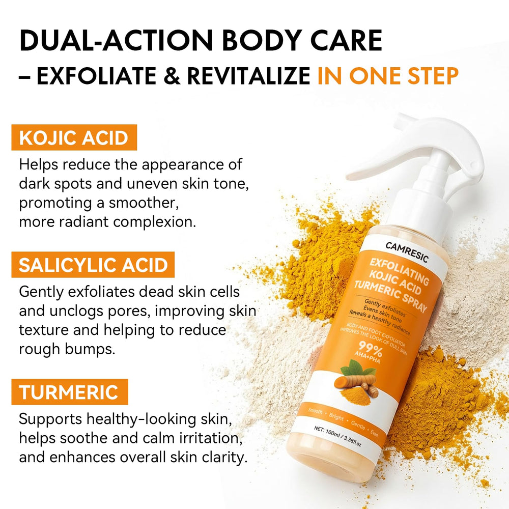 Product packaging and label highlights actives and 100ml size.