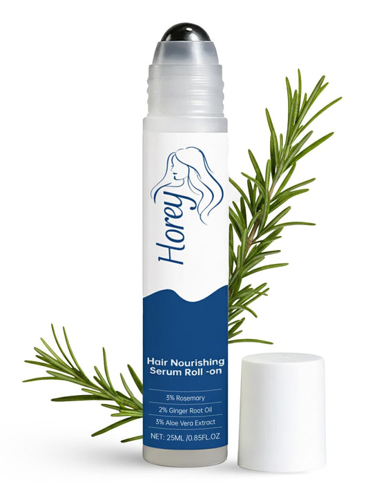 EELHOE Rosemary Serum Roll-On bottle for convenient scalp nourishment and easy daily use.