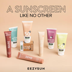 EEZYSUN BARE product used during outdoor swim or workout for reliable coverage