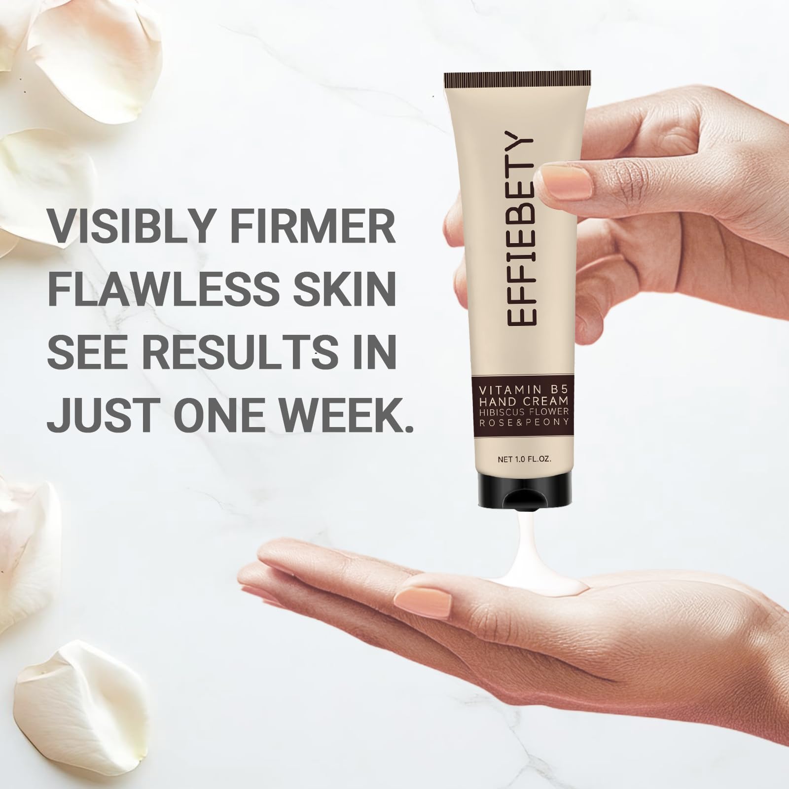 EFFIEBETY Hibiscus Rose Peony botanicals providing nourishment and hydration