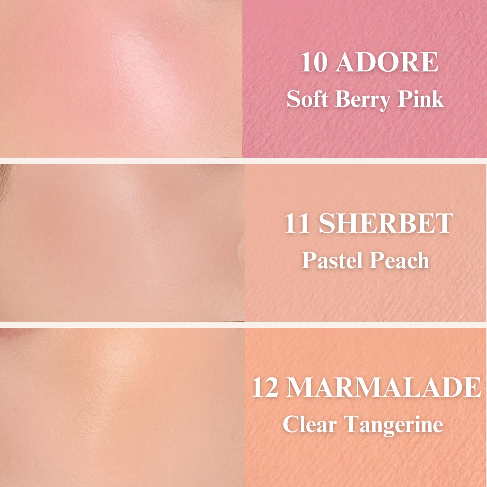 EGLIPS All Over Blusher buildable color without caking.