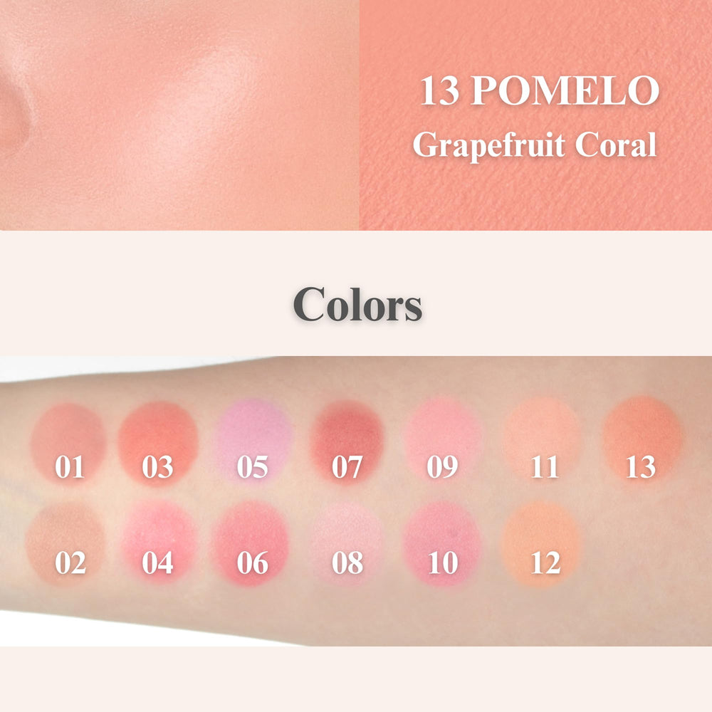 EGLIPS All Over Blusher buildable layering for customizable intensity.