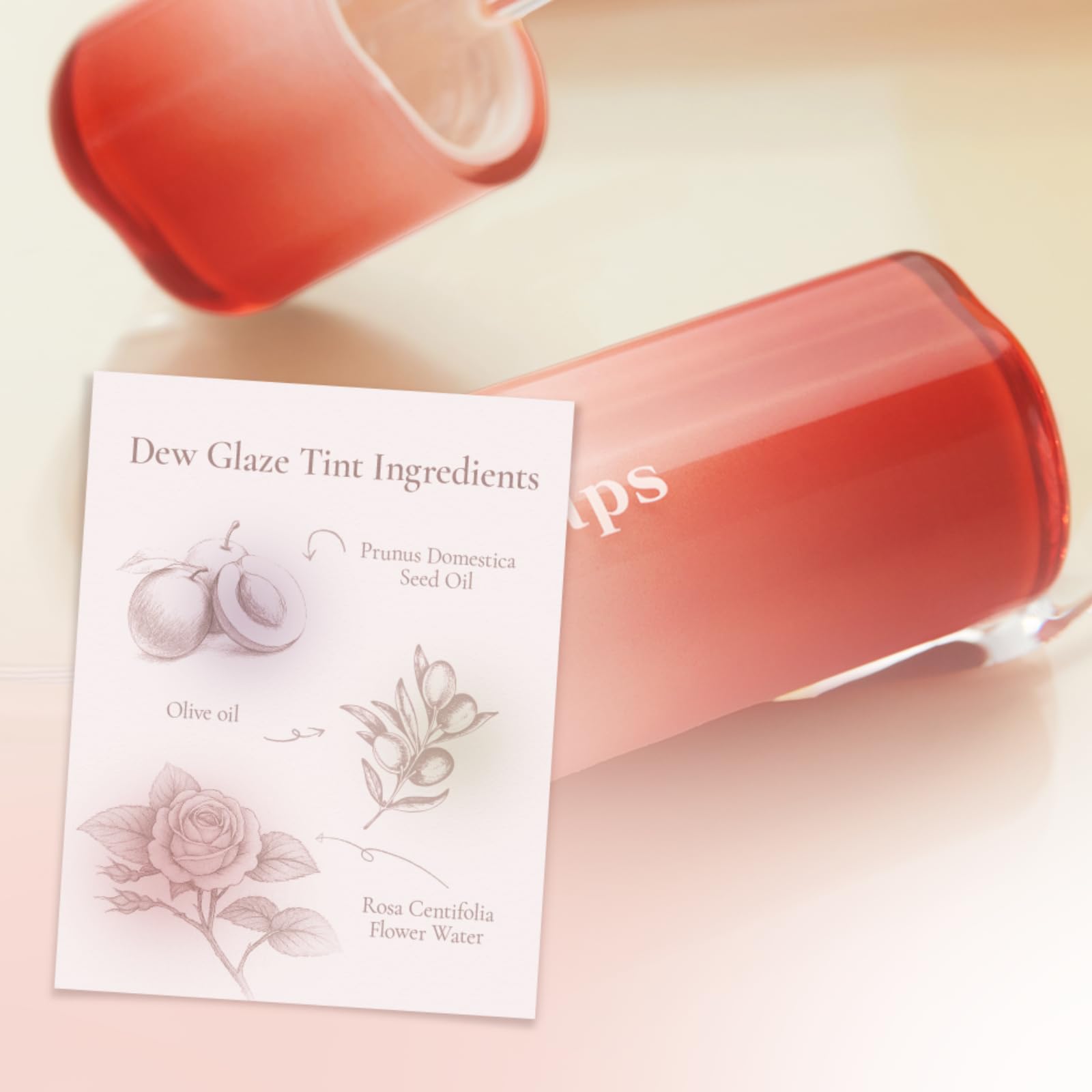 EGLIPS Dew Glaze Tint Rosy Poem packaging and product design