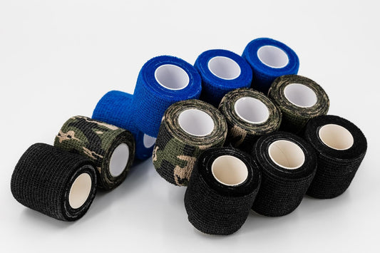EH Tattoo grip tape blue wrap boosts stability and reduces vibration