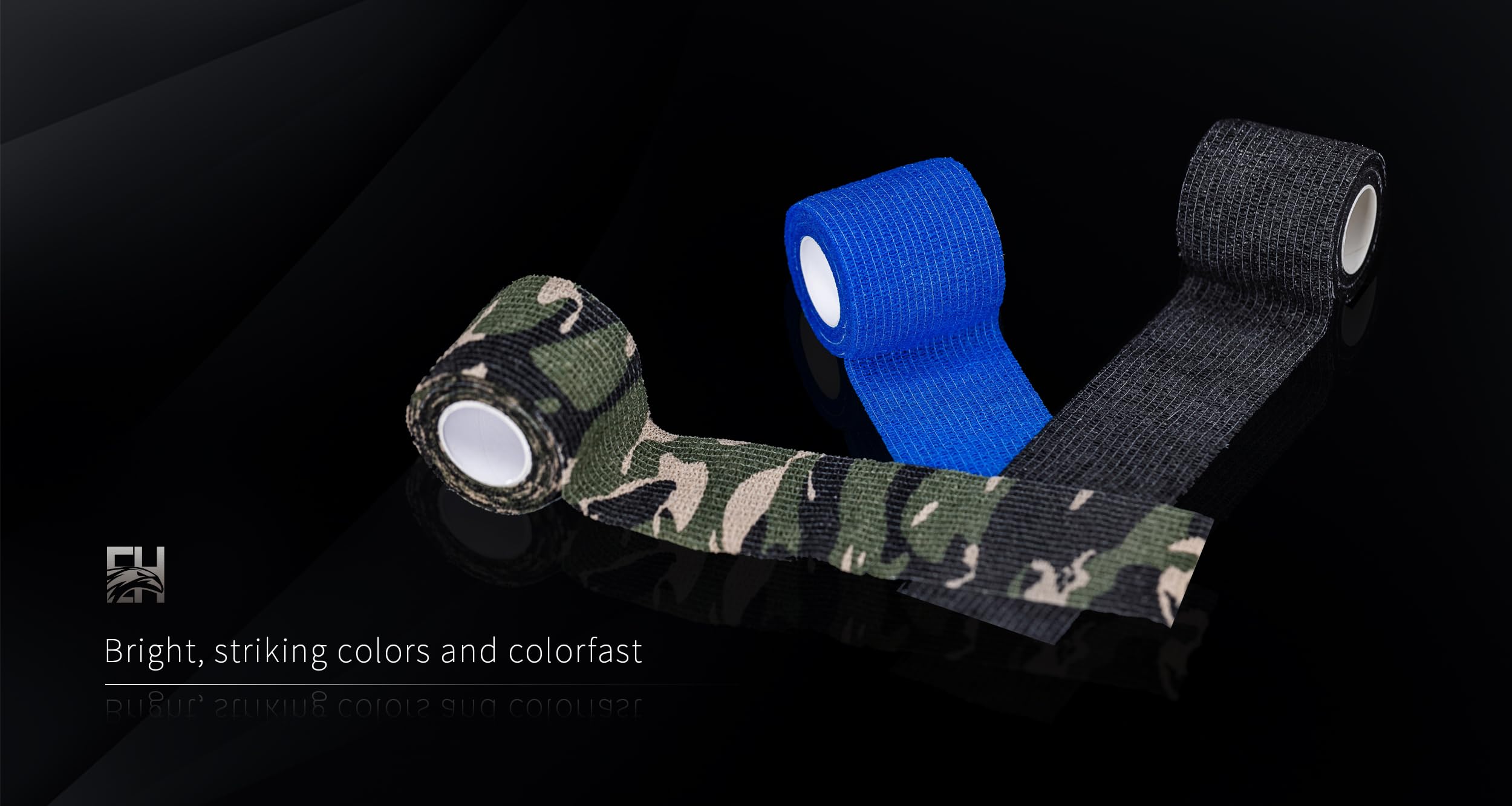 EH Tattoo grip tape camo wrap blends with tools for slip resistance