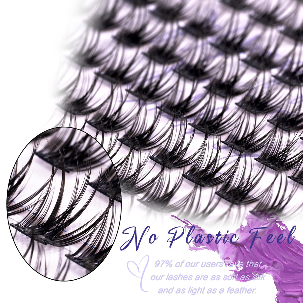 Outer-corner lift with EHSZM BEAUTY wispy clusters enhances eye shape.