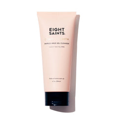 Eight Saints Down To Earth Mud Gel Face Wash bottle showing natural clays for daily cleansing