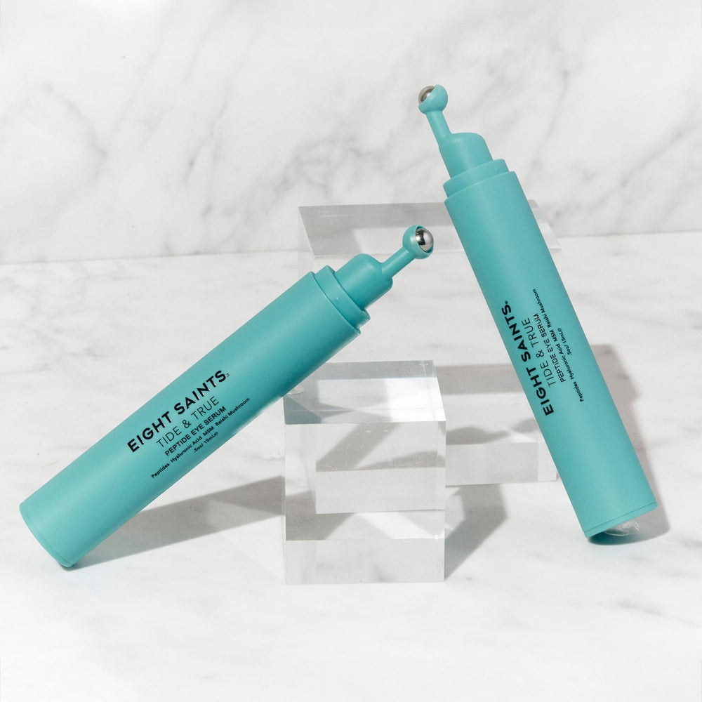 Fingertip application of Eight Saints eye serum shows fast absorption