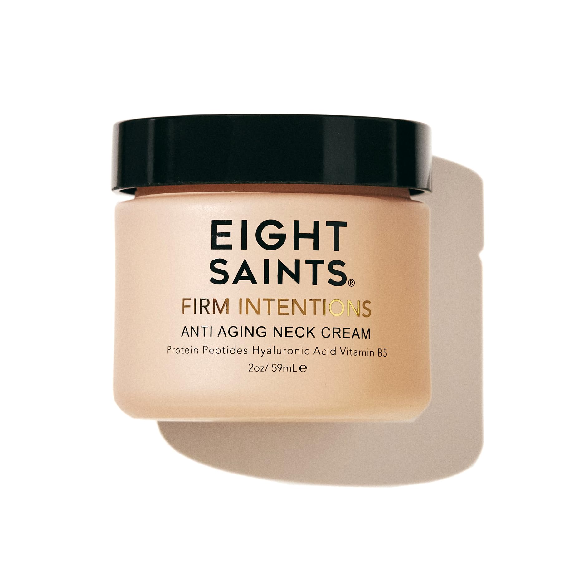 Eight Saints neck cream bottle for visible neck firming and hydration