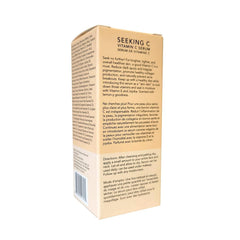 Luxe glass bottle on a clean vanity for Eight Saints serum