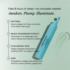 Eight Saints hyaluronic acid ingredient label highlights hydration support