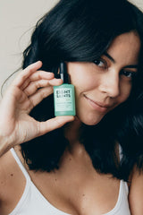 Eight Saints lightweight serum texture ready to melt into skin and brighten