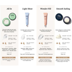 Eight Saints packaging highlights cruelty-free, fragrance-free formulation.