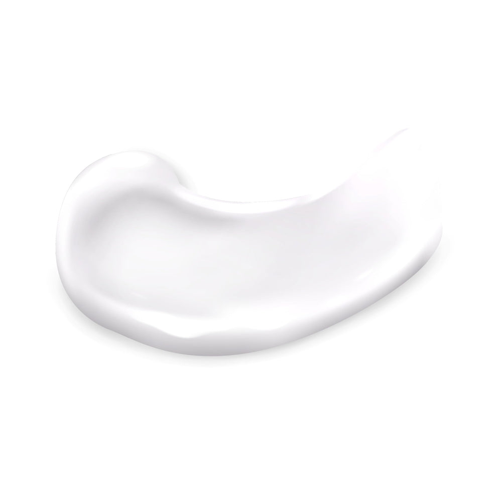 Texture swatch of Eight Saints moisturizer showing smooth, fragrance-free formula.
