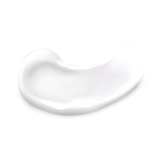 Texture swatch of Eight Saints moisturizer showing smooth, fragrance-free formula.