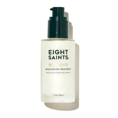 Eight Saints Soulmate Lotion bottle highlighting glycolic formula for hydration and brightening