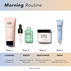 Eight Saints vitamin C boost supports radiant tone and youthful-looking skin