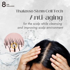 Smooth strands after using Eight the Thalasso anti-frizz shampoo