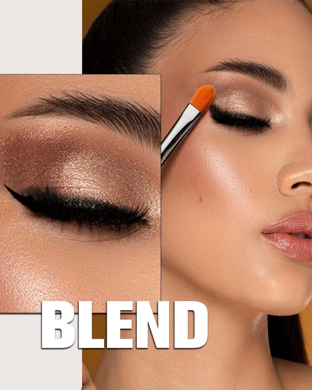 EIGSHOW concealer brush with vegan bristles for gentle blending.