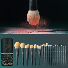 Eigshow concealer brush blends imperfections for a natural finish.