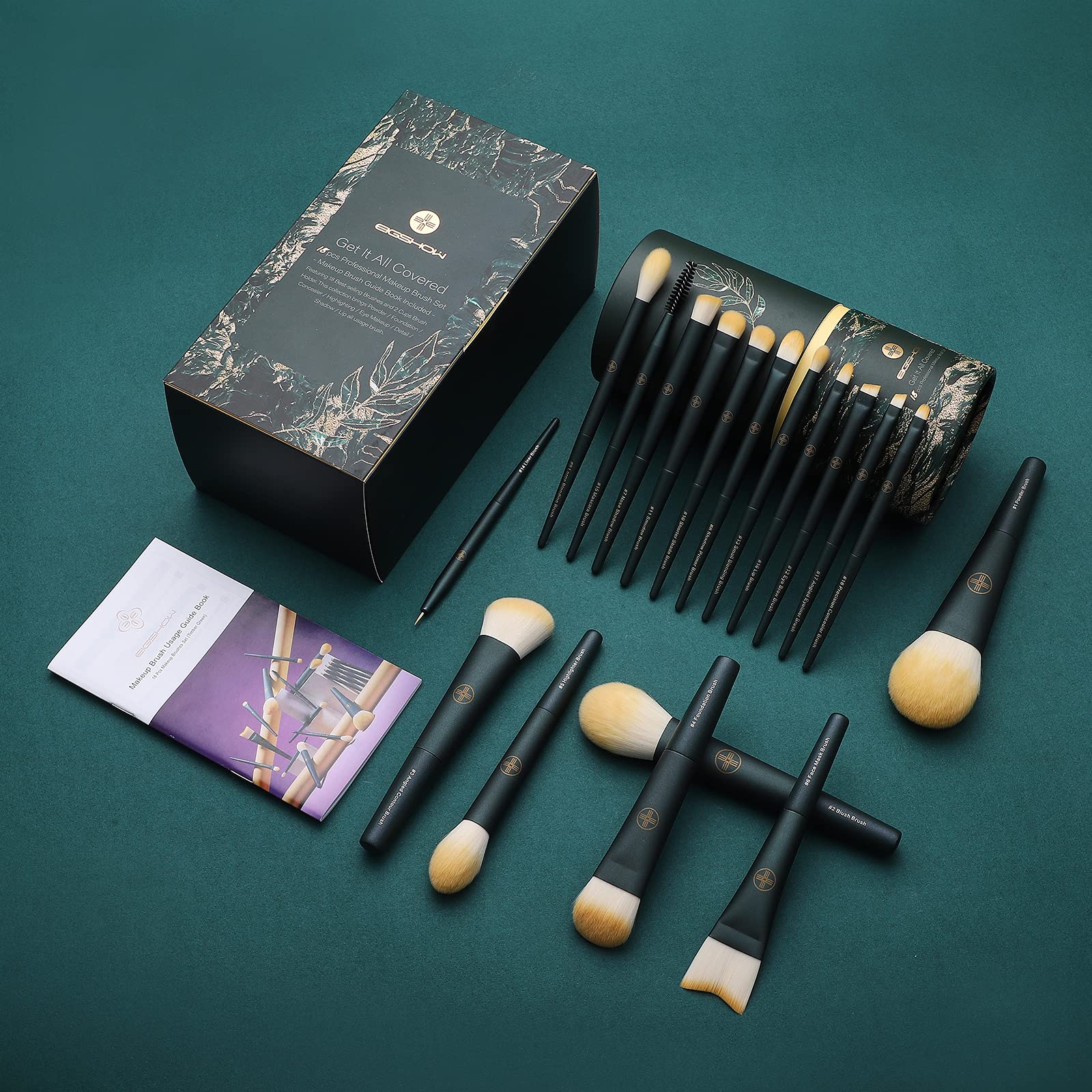 Eigshow lip brush offers precise color application.