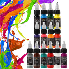 Bright pigments stay true with minimal fading through sessions.