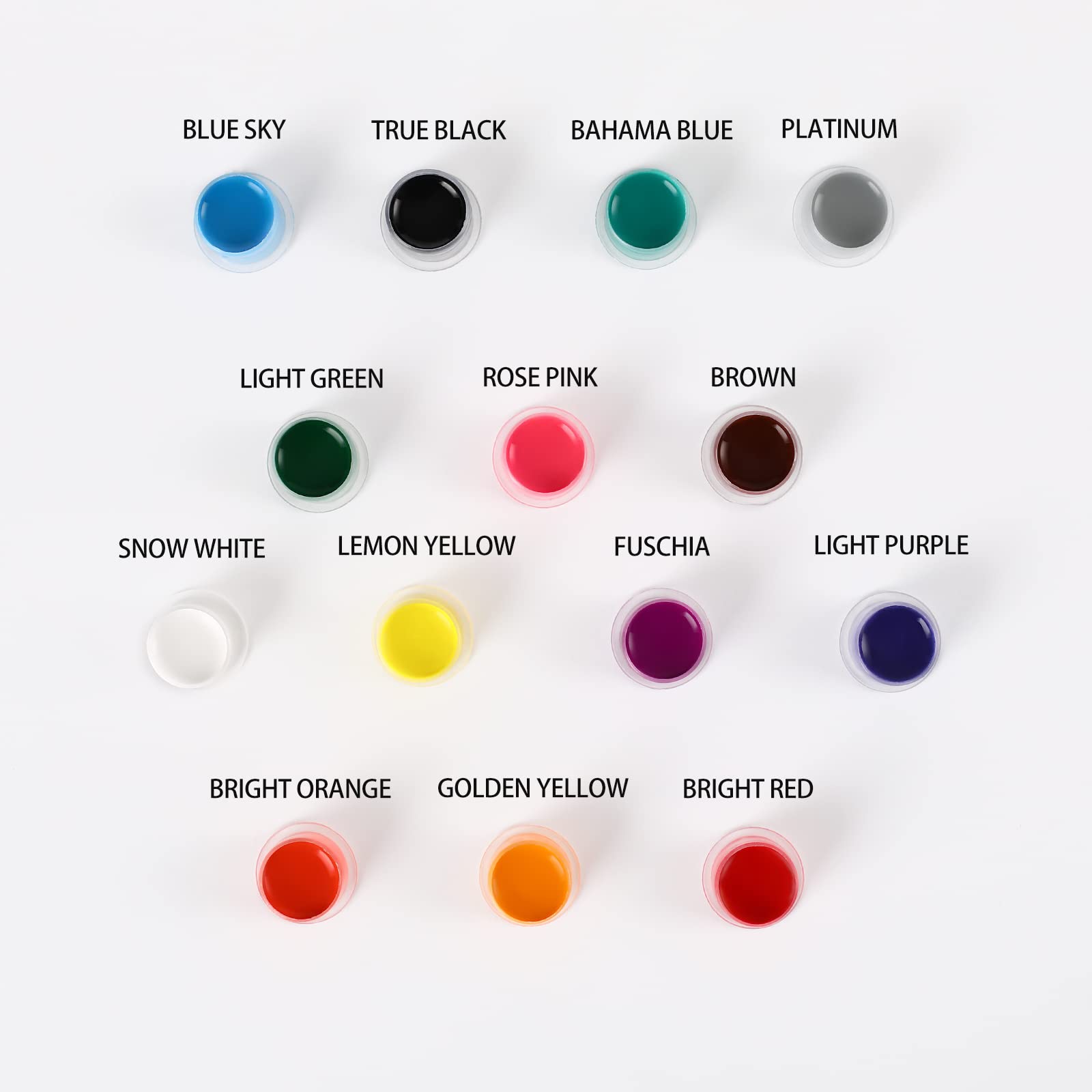 Vibrant color range from the EIPTWH set supports bold designs and color mixing.