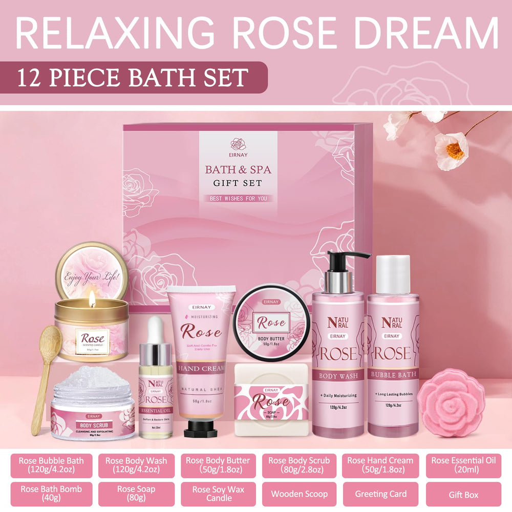 EIRNAY Body Wash rose scented for gentle cleansing and soft skin.